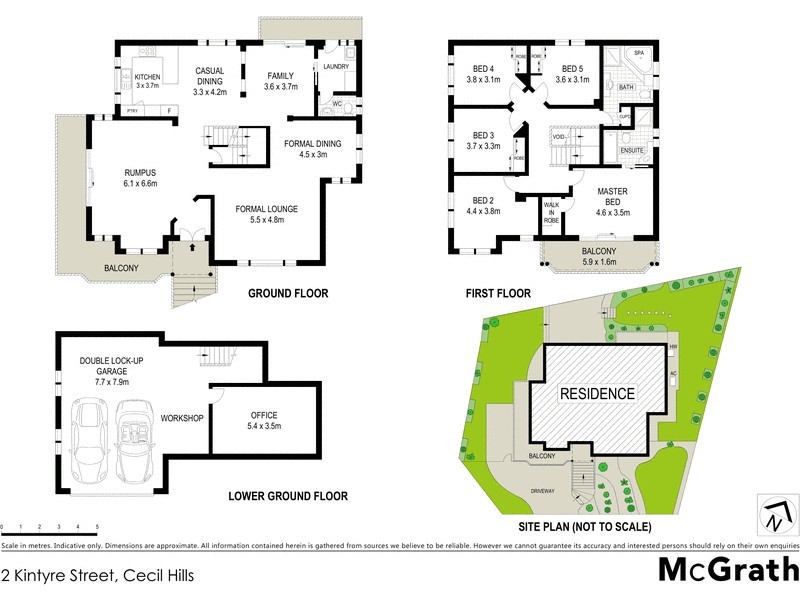 2 Kintyre Street, Cecil Hills NSW 2171 Floorplan