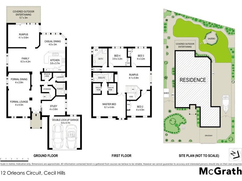 12 Orleans Circuit, Cecil Hills NSW 2171 Floorplan
