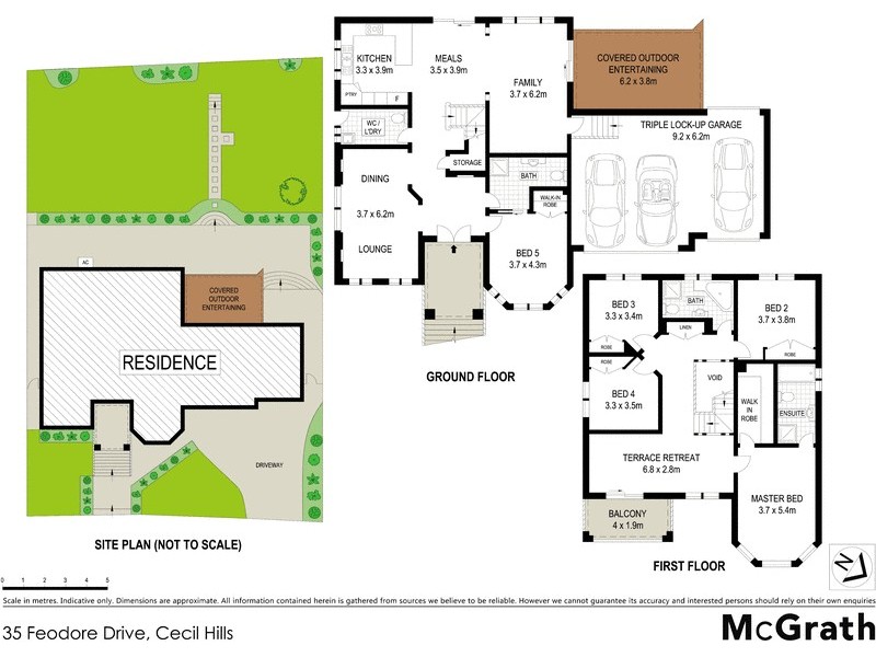 35 Feodore Drive, Cecil Hills NSW 2171 Floorplan