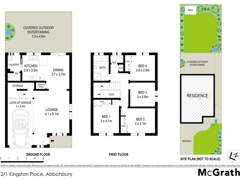 2/1 Kingston Place, Abbotsbury NSW 2176 Floorplan