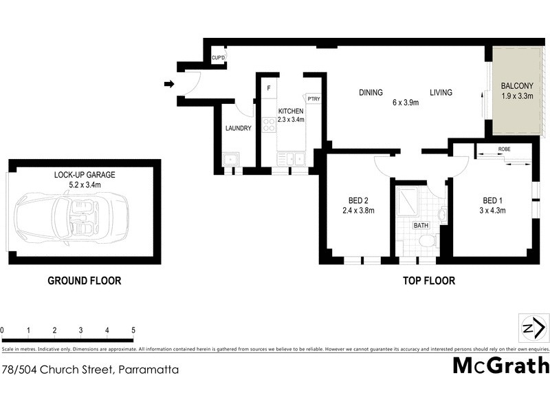 78/504 Church Street, North Parramatta NSW 2151 Floorplan