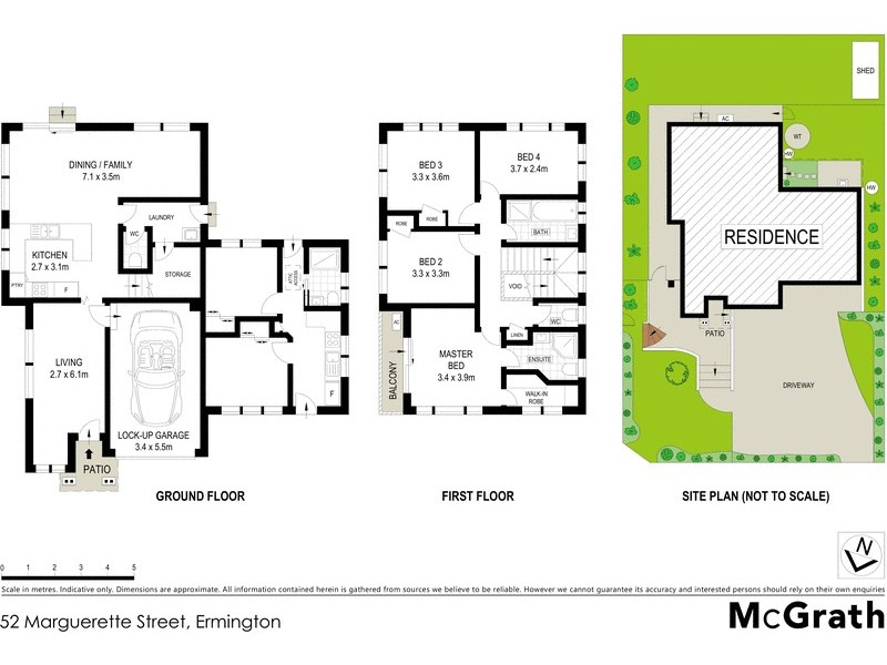 52 Marguerette Street, Ermington NSW 2115 Floorplan