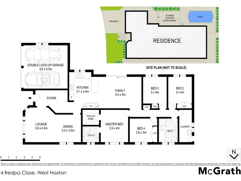 4 Redpa Close, West Hoxton NSW 2171 Floorplan