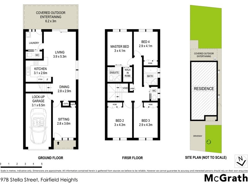 97B Stella Street, Fairfield Heights NSW 2165 Floorplan