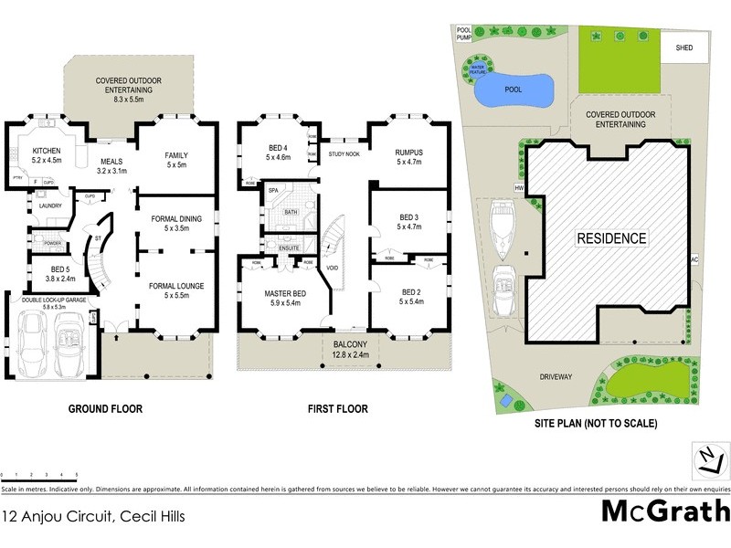 12 Anjou Circuit, Cecil Hills NSW 2171 Floorplan