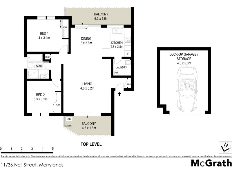 11/36 Neil Street, Merrylands NSW 2160 Floorplan