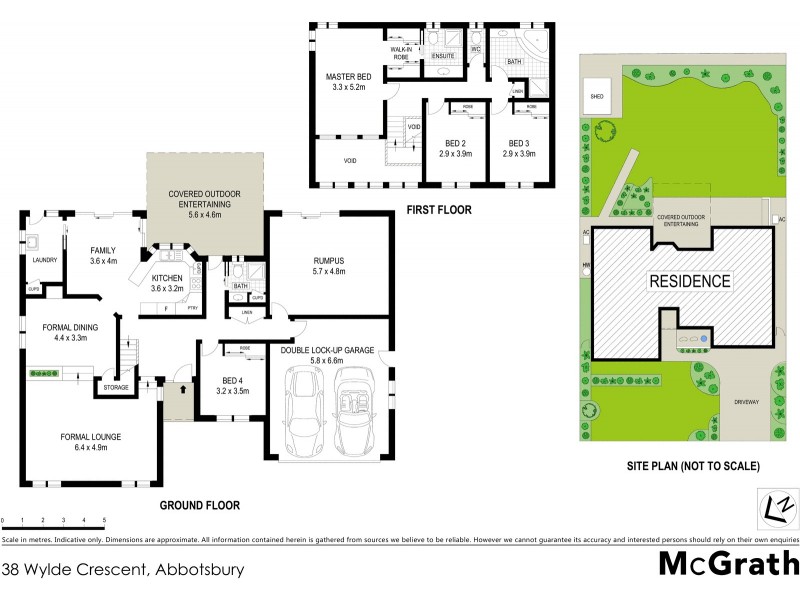 38 Wylde Crescent, Abbotsbury NSW 2176 Floorplan