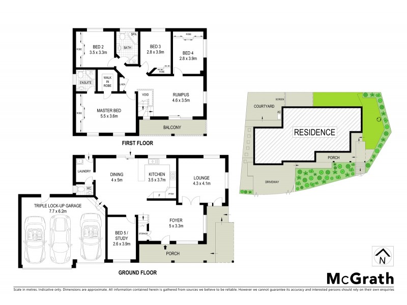 2 Kensington Close, Cecil Hills NSW 2171 Floorplan