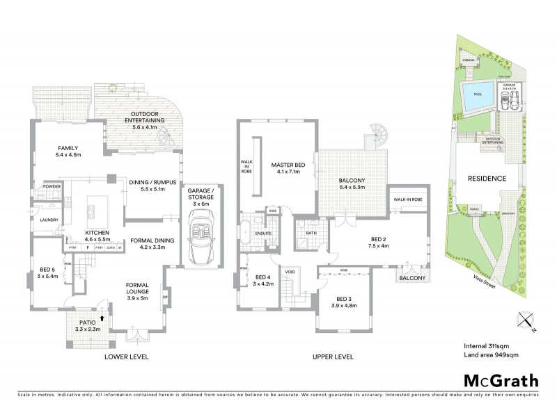 3 Vista Street, Oatlands NSW 2117 Floorplan
