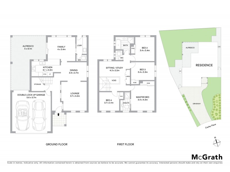 4 Cayley Place, Horningsea Park NSW 2171 Floorplan