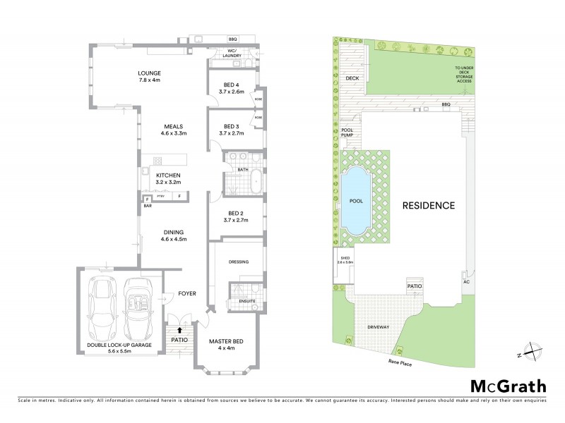 22 Rene Place, Cecil Hills NSW 2171 Floorplan