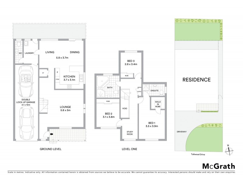 2/18 Tallwood Drive, North Rocks NSW 2151 Floorplan