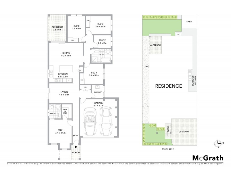 32 Charlie Street, Middleton Grange NSW 2171 Floorplan