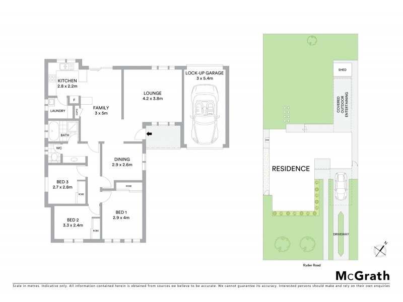 16 Ryder Road, Greenfield Park NSW 2176 Floorplan
