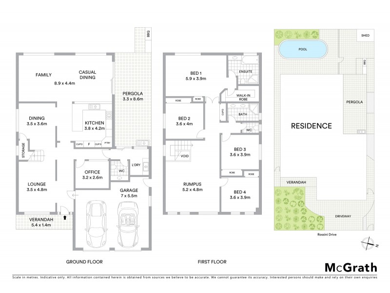 89 Rossini Drive, Hinchinbrook NSW 2168 Floorplan