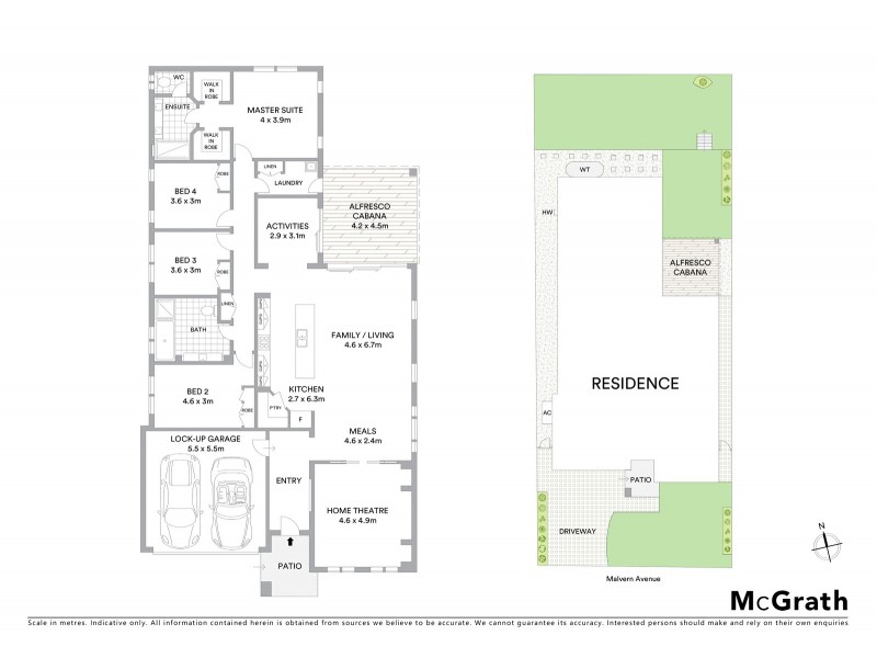13 Malvern Avenue, Merrylands NSW 2160 Floorplan