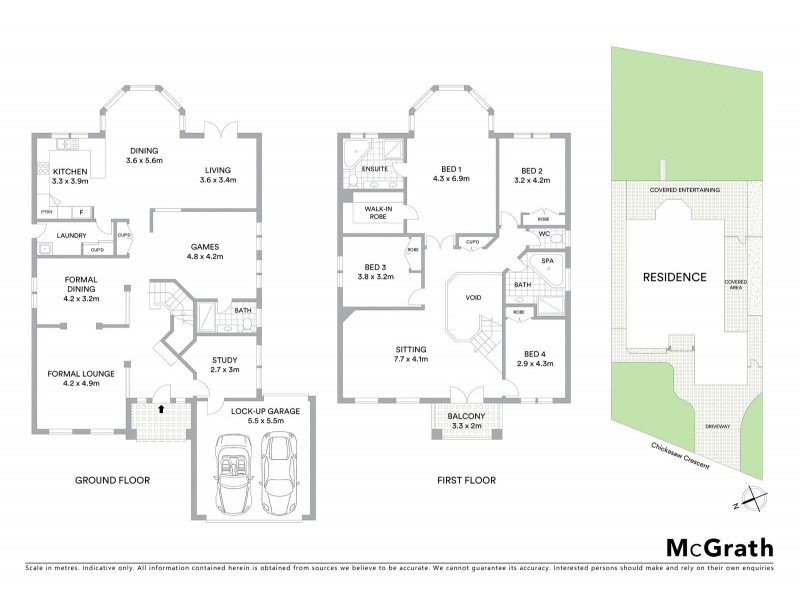 11 Chickasaw Crescent, Greenfield Park NSW 2176 Floorplan
