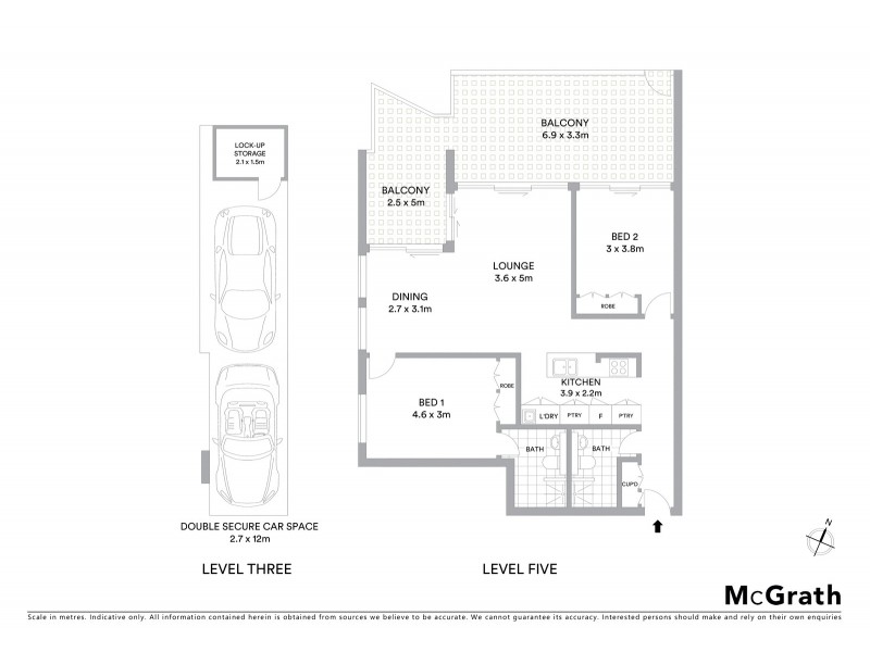 C512/3 Broughton Street, Parramatta NSW 2150 Floorplan