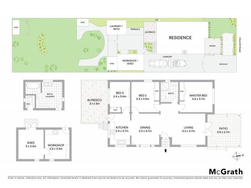 44 Churchill Street, Fairfield Heights NSW 2165 Floorplan