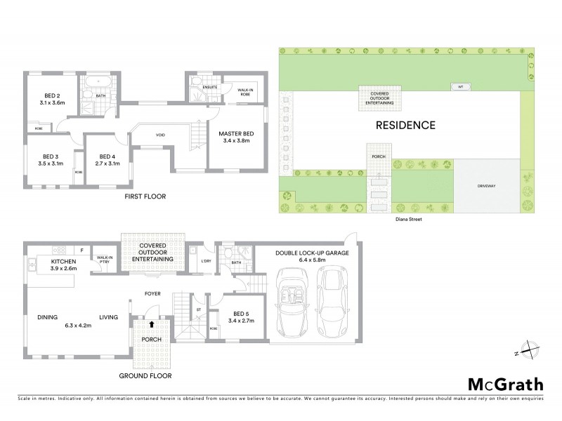 5 Diana Street, Pendle Hill NSW 2145 Floorplan