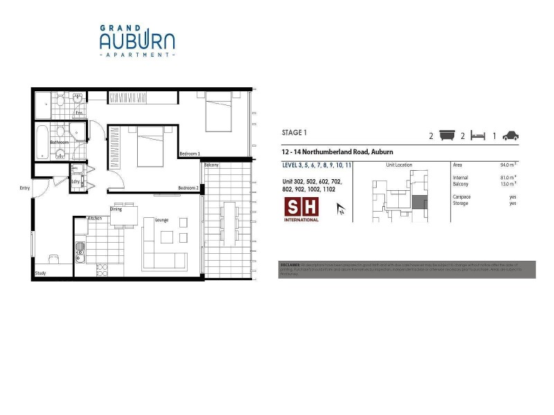 302/12 Northumberland Road, Auburn NSW 2144