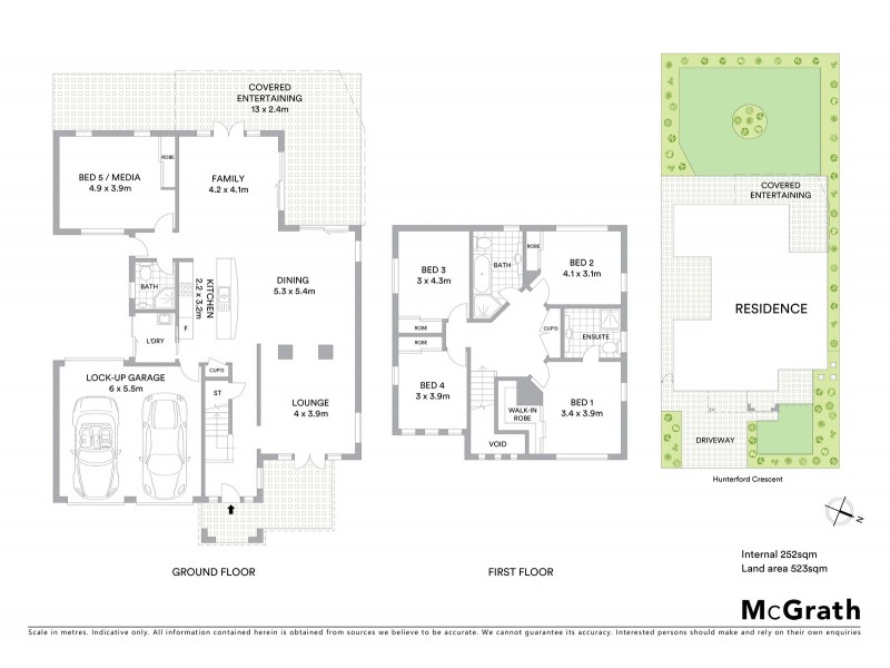 50 Hunterford Crescent, Oatlands NSW 2117 Floorplan