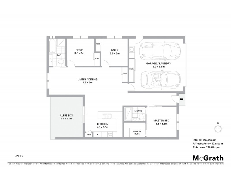 2/22 Henning Crescent, Meridan Plains QLD 4551 Floorplan