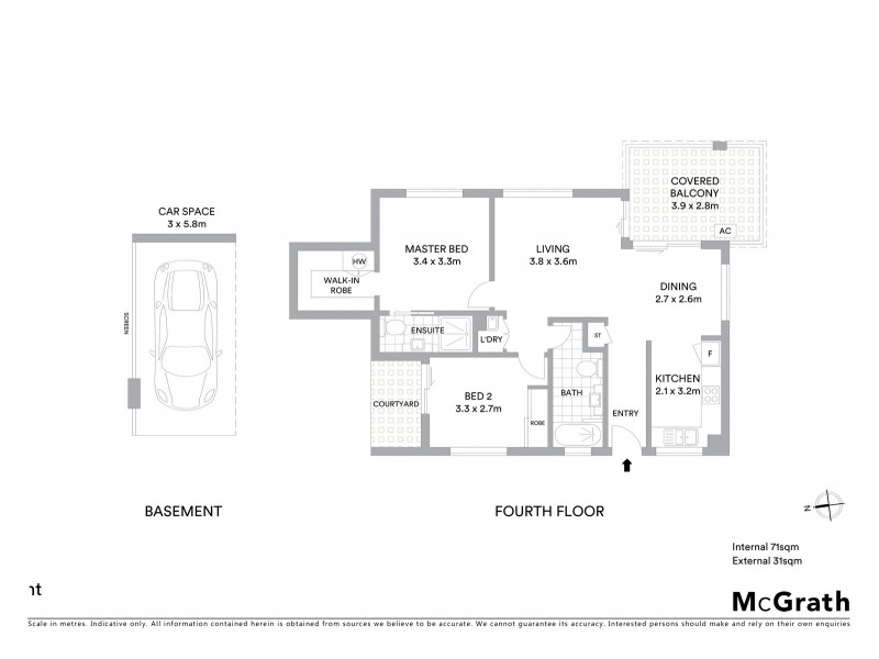 Level 4, 14/38 King Street, Kings Beach QLD 4551 Floorplan