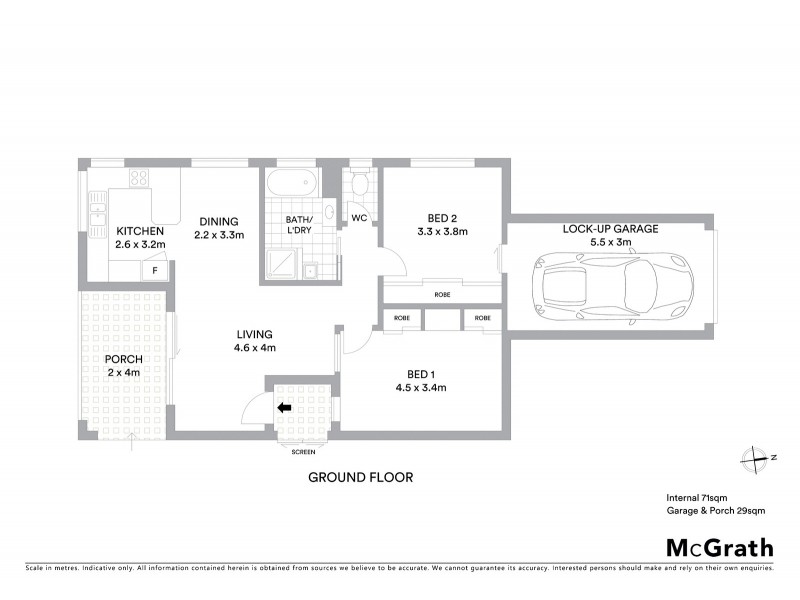 1/12 Princess Lane, Kings Beach QLD 4551 Floorplan