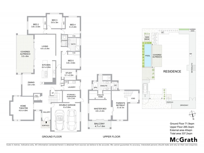 44 Bellanboe Circuit, Pelican Waters QLD 4551 Floorplan
