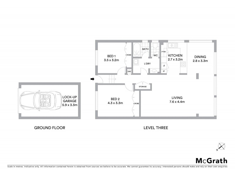Level 3, 9/5 Dingle Avenue, Kings Beach QLD 4551 Floorplan