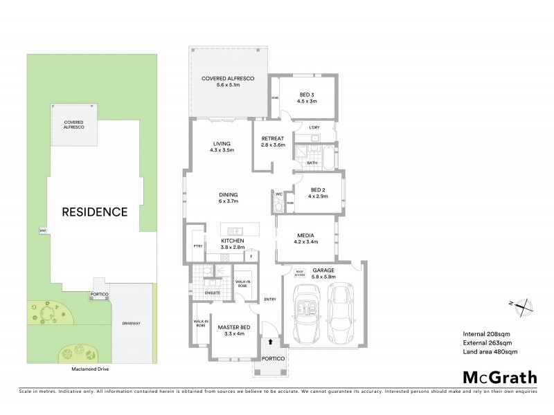 8 Maclamond Drive, Pelican Waters QLD 4551 Floorplan