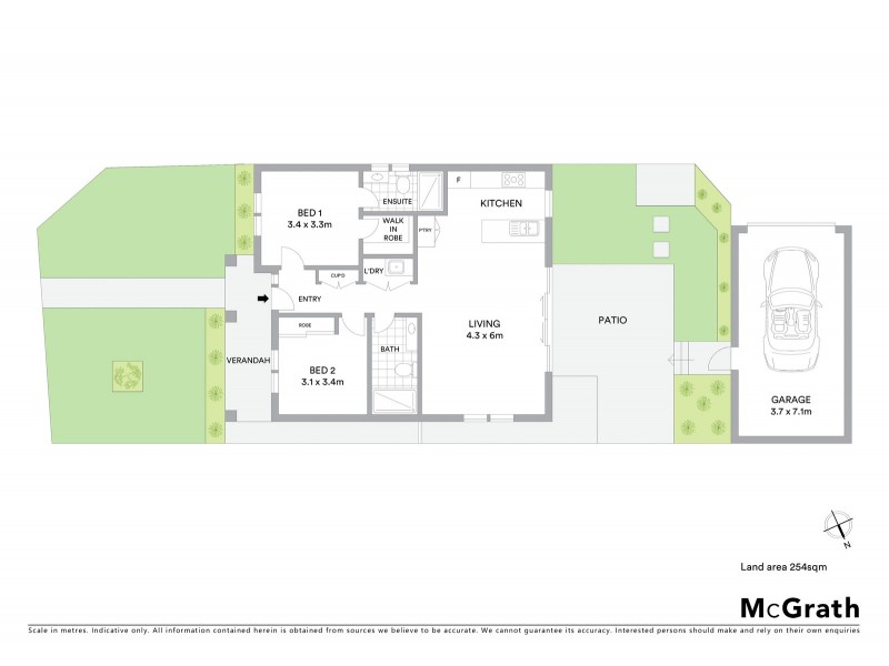 2/7 Karingal Street, Croydon North VIC 3136 Floorplan