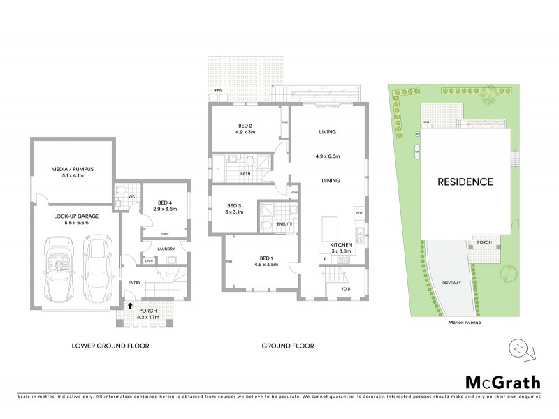 2D Marion Avenue, Croydon VIC 3136 Floorplan