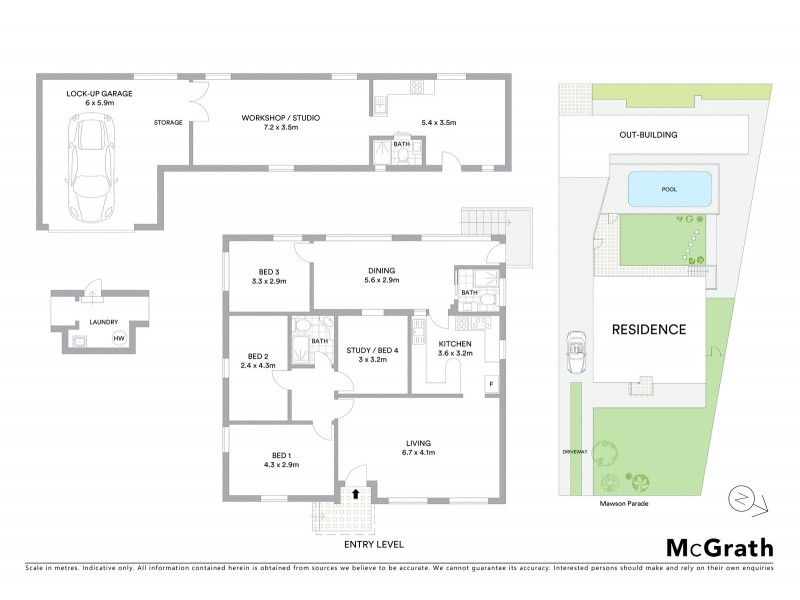14 Mawson Parade, Chifley NSW 2036 Floorplan