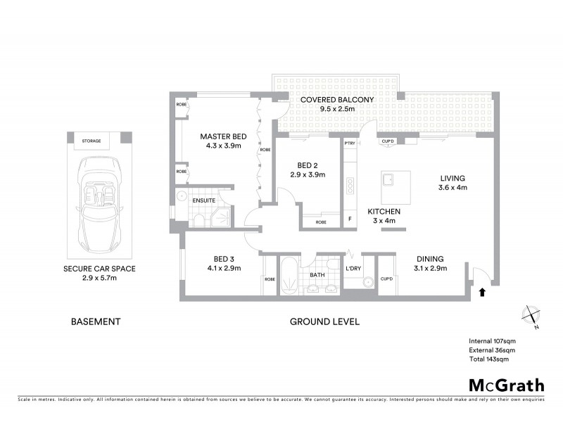 15/14 Morgan Street, Botany NSW 2019 Floorplan