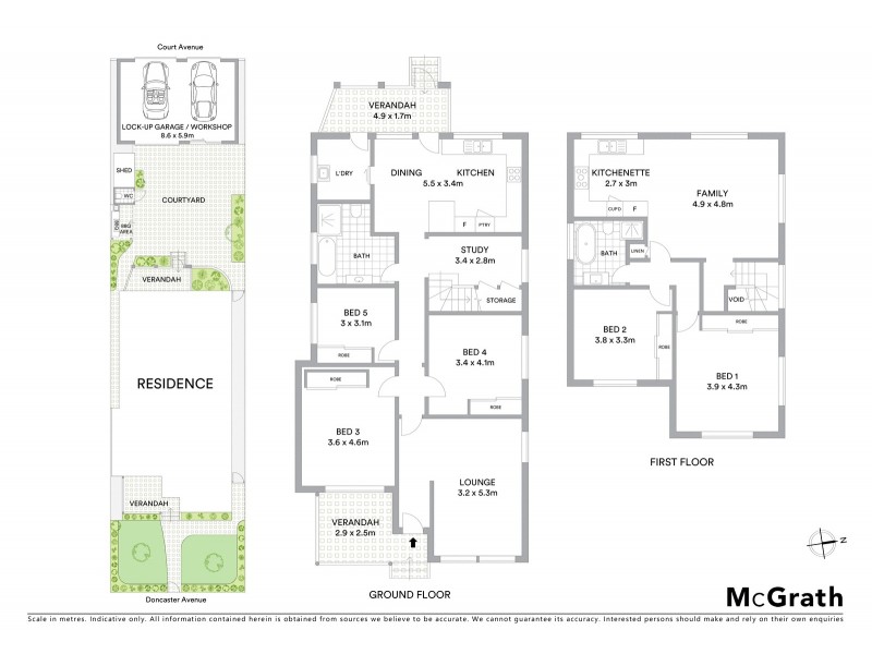 227 Doncaster Avenue, Kingsford NSW 2032 Floorplan