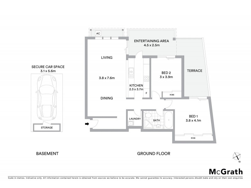 1/127 Banksia Street, Botany NSW 2019 Floorplan