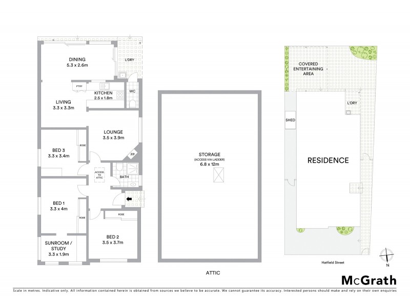 12 Hatfield Street, Mascot NSW 2020 Floorplan