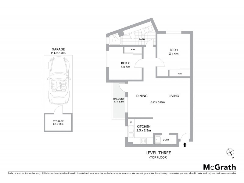 21/68 Mascot Drive, Eastlakes NSW 2018 Floorplan