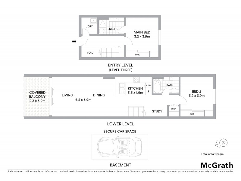 25/37 Morley Avenue, Rosebery NSW 2018 Floorplan