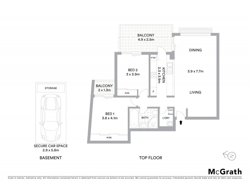 26/16 Morgan Street, Botany NSW 2019 Floorplan