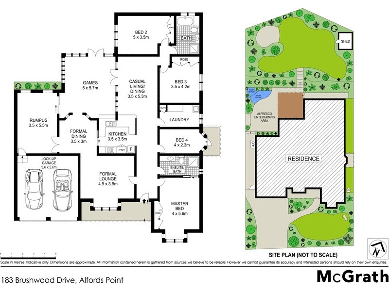 183 Brushwood Drive, Alfords Point NSW 2234 Floorplan