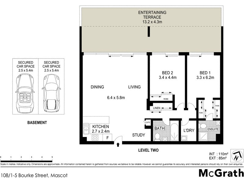108/1 Bourke Street, Mascot NSW 2020 Floorplan