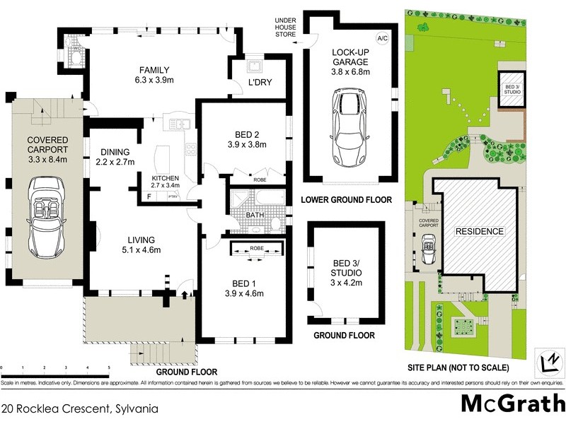 20 Rocklea Crescent, Sylvania NSW 2224 Floorplan