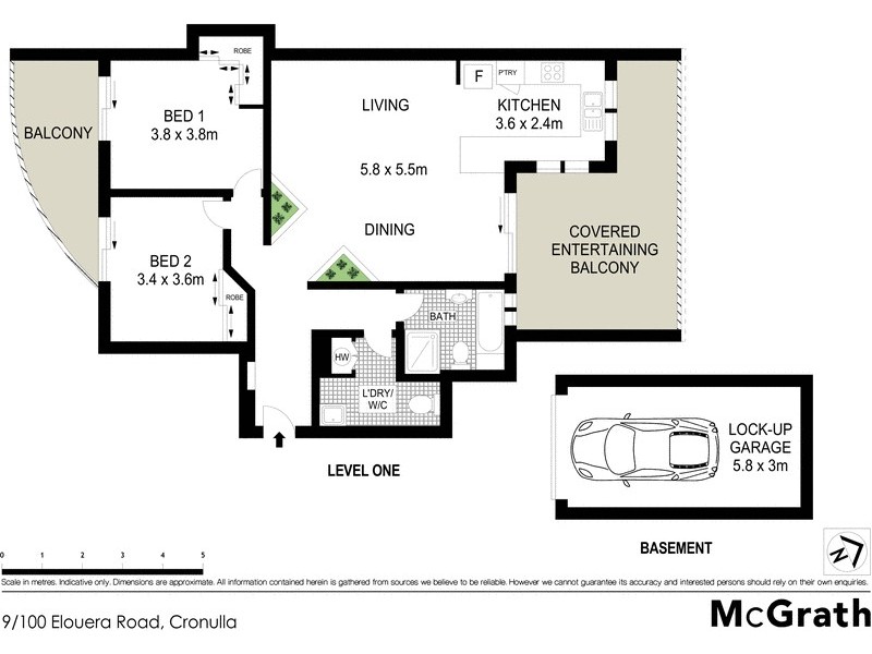 9/100 Elouera Road, Cronulla NSW 2230 Floorplan