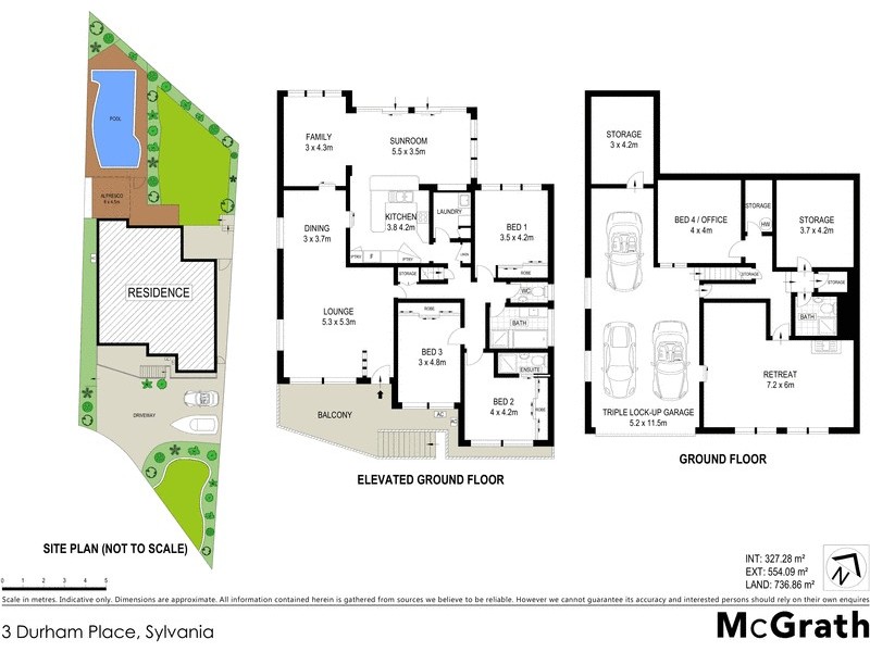 3 Durham Place, Sylvania NSW 2224 Floorplan