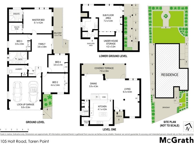 105 Holt Road, Taren Point NSW 2229 Floorplan