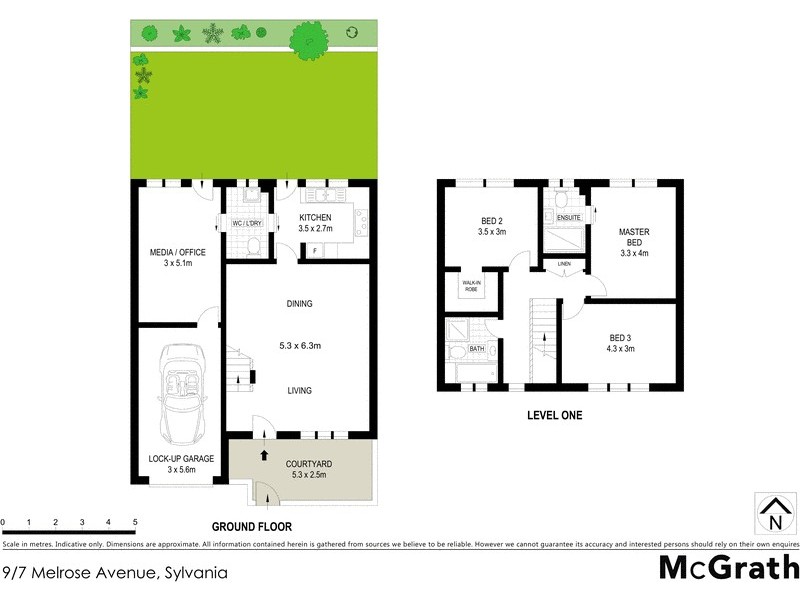 9/7 Melrose Avenue, Sylvania NSW 2224 Floorplan