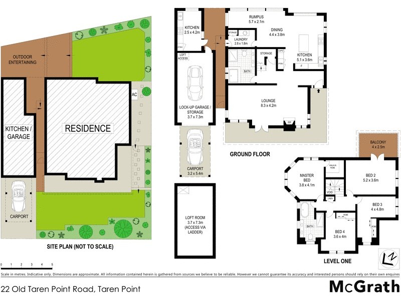 22 Old Taren Point Road, Taren Point NSW 2229 Floorplan